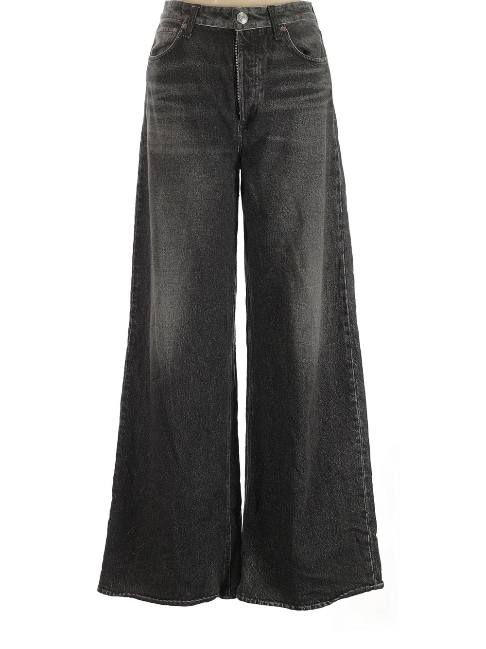 Rag & Bone Miramar Sophie Washed Black Wide-Leg Jean